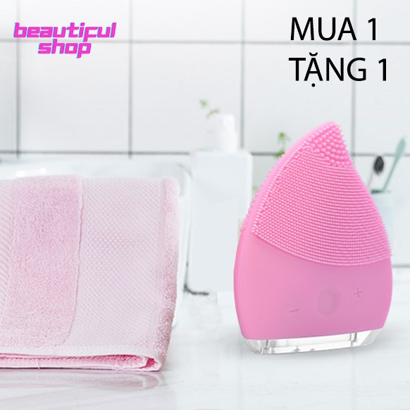 MÁY RỬA MẶT NỘI ĐỊA TRUNG SILICONE ELECTRIC FACIAL CLEANSER | BigBuy360 - bigbuy360.vn
