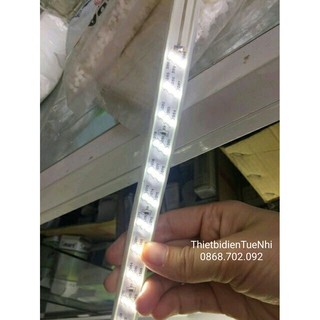 Combo 10m dây đèn led hắt trần 2835 3 mắt 1 hàng, màu trắng, vàng,xd