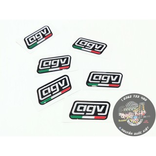 Tem logo AGV đổ keo nổi chống nước tuyệt đối