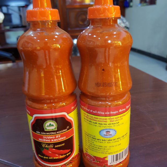 Tương Ớt Mường Khương- Lào Cai (loại 500ml)