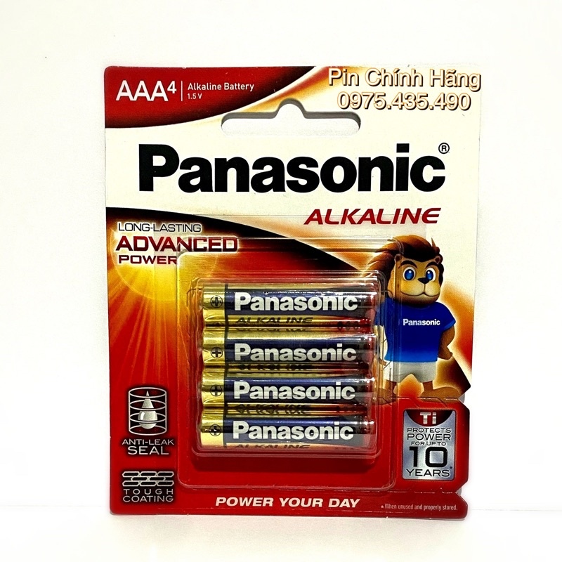 Pin AA / AAA Panasonic Alkaline Chính Hãng Vỉ 2 Viên, Vỉ 4 Viên