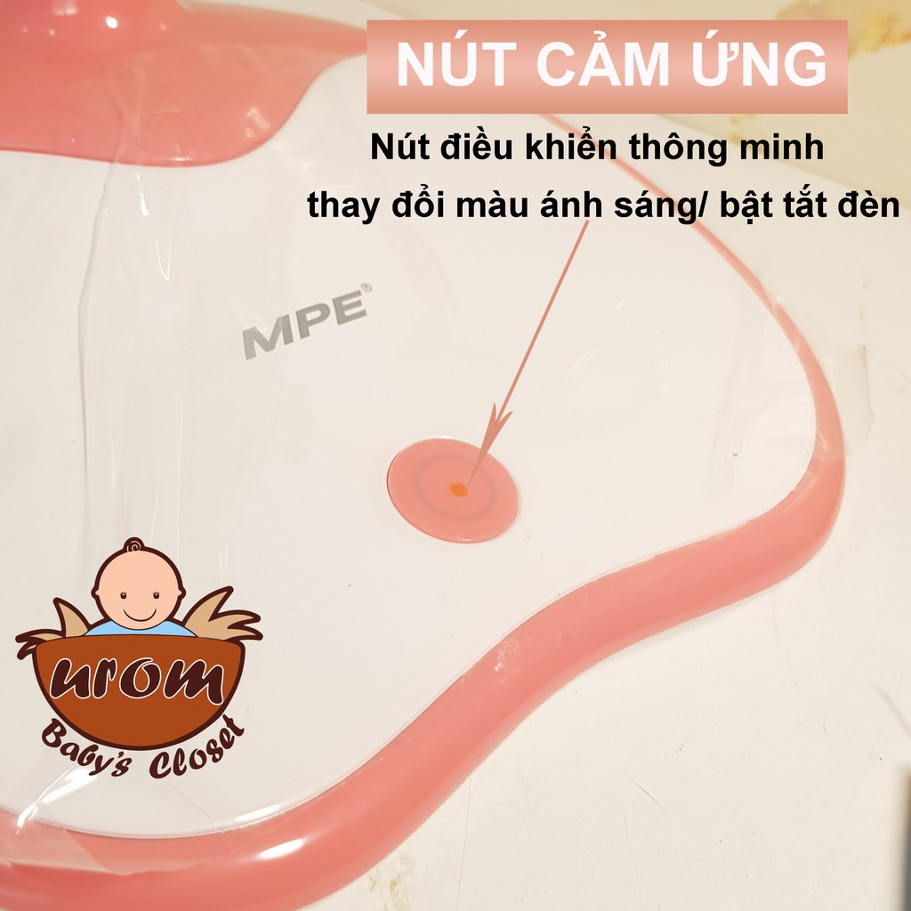 Đèn bàn học sinh MPE TL3 3 màu sáng (Thân Hồng)