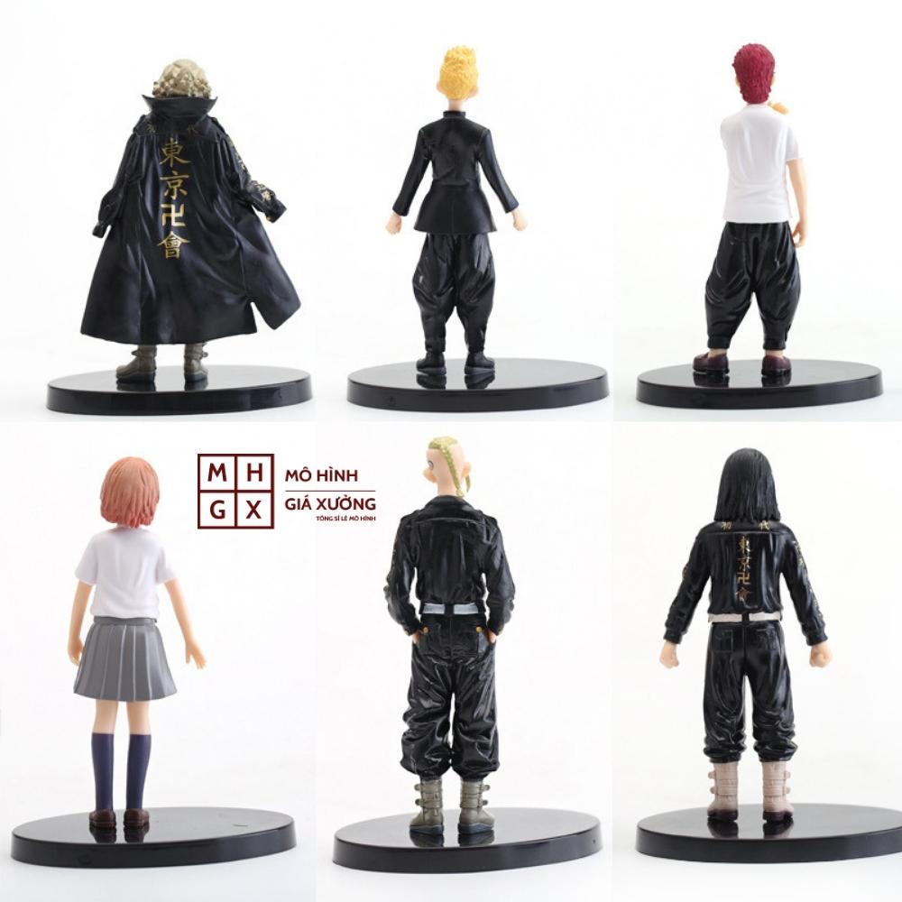 Mô Hình Tokyo Revenger Mikey , Hinata , Takemichi, Baji, Draken, Akkun-Tokyo Revenger, No Box,Chiếu Cao17cm