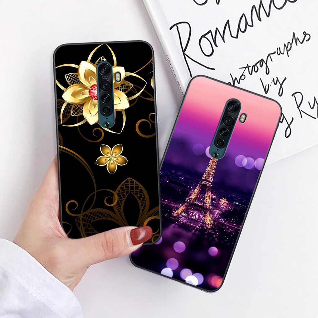 Ốp lưng điện thoại OPPO RENO 2 -2F in hình hoa - Doremistorevn
