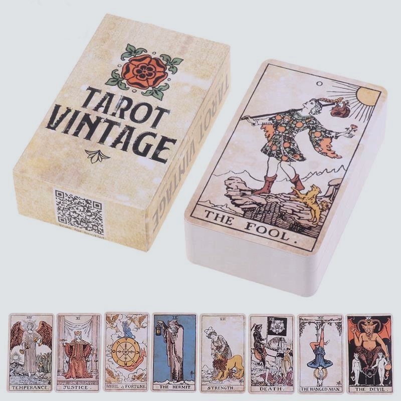 Vintage Tarot Deck Card Games