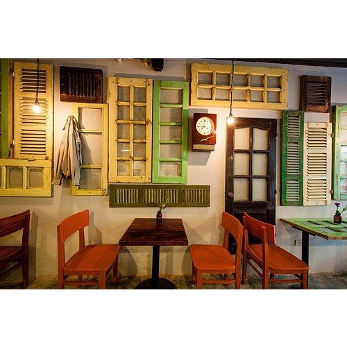 Cửa sổ cũ - Quay trở lại tuổi thơ đẹp nhất Sài Gòn , màu sắc Vintage, kich thước đa dạng
