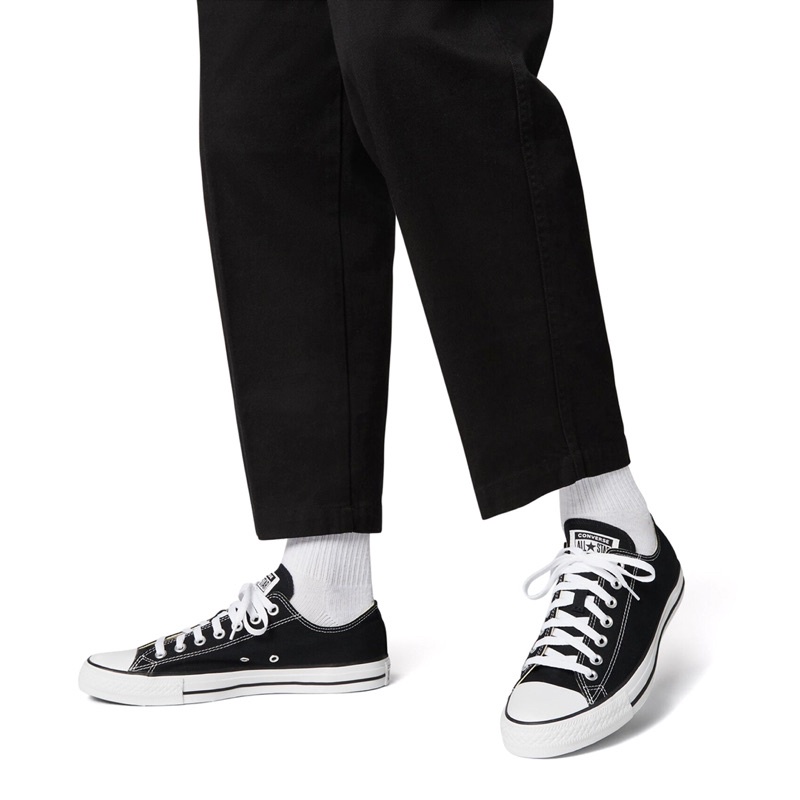 Giày thể thao CONVERSE Nam, Nữ Cổ Thấp - Sneaker CV Đen VNXK