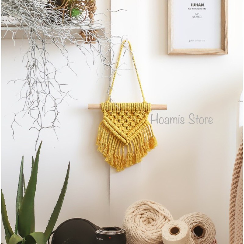 🍃Mành Macrame handmade trang trí phòng ngủ,phòng khách,homestay,làm quà tặng cực kì ấn tượng🍃