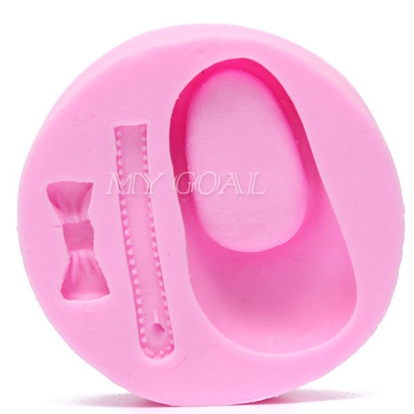 Khuôn Làm Bánh Chất Liệu Silicone Hình Giày Em Bé 3D Dễ Thương