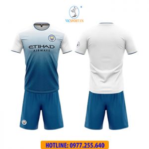 Áo Đá Bóng MAN CITY, Quần Áo Đá Banh CLB Manchester 23 - 24 Thun Lạnh Thoáng mát SV (Bigsize) - Vicsport