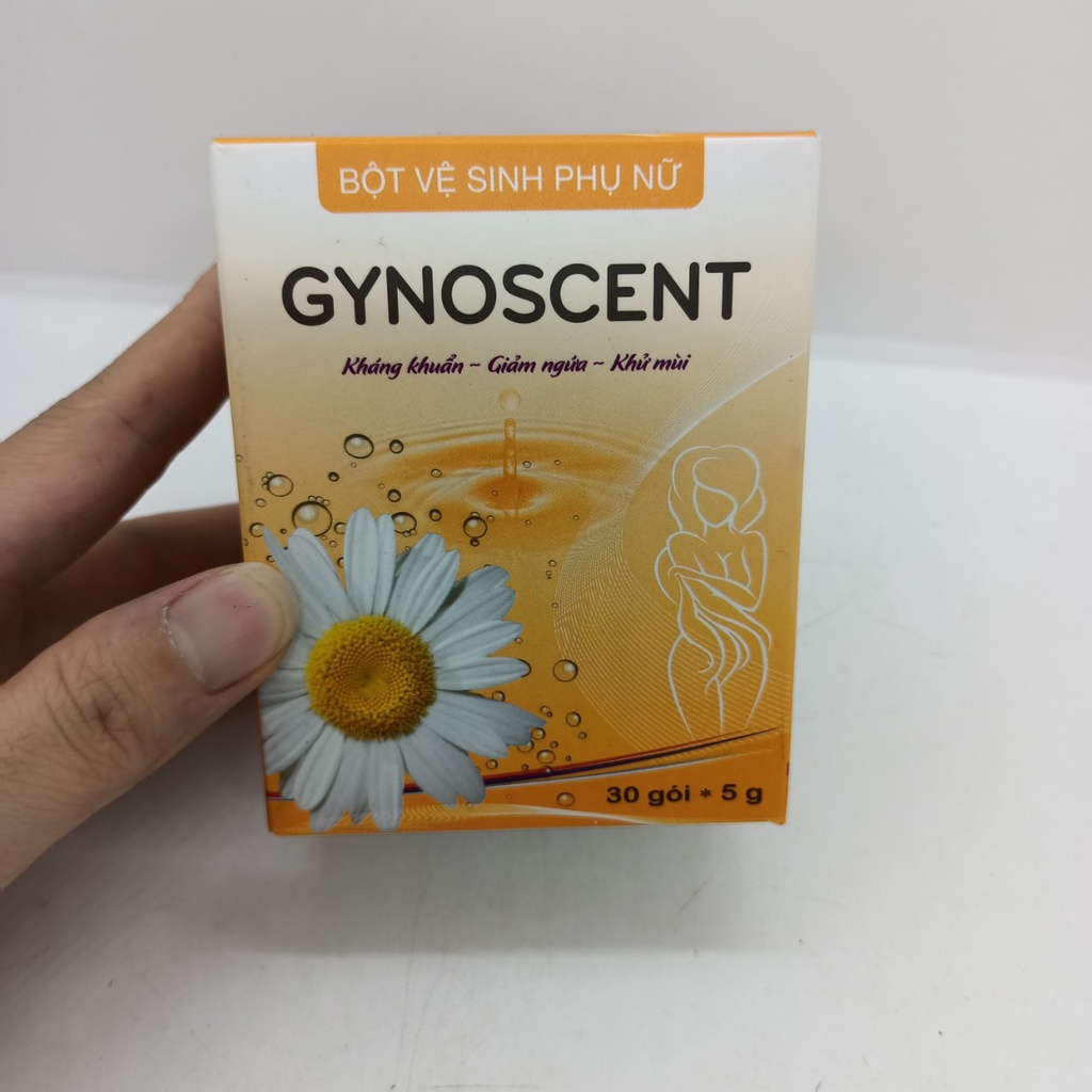 Bột vệ sinh phụ nữ GYNOSCENT hộp 30 gói