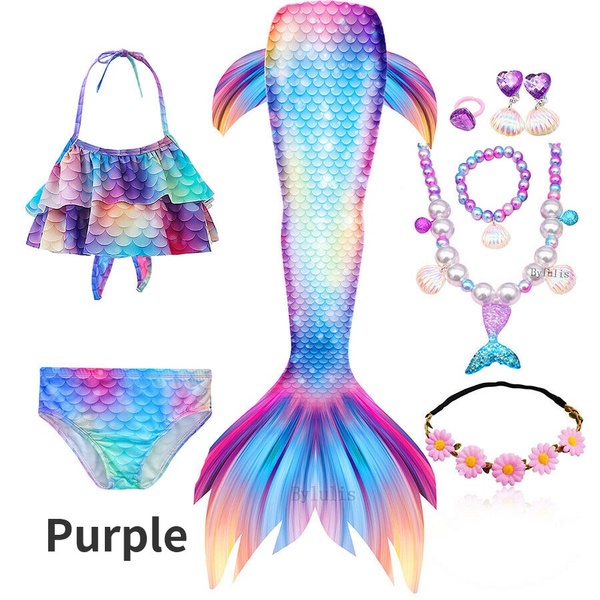 Đồ Bơi Có Đuôi Nàng Tiên Cá Cho Bé Gái