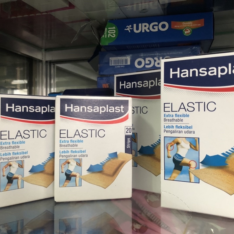 BĂNG KEO CÁ NHÂN ELASTIC HANSAPLAST - KEO BÁM DÍNH - CHÍNH HÃNG