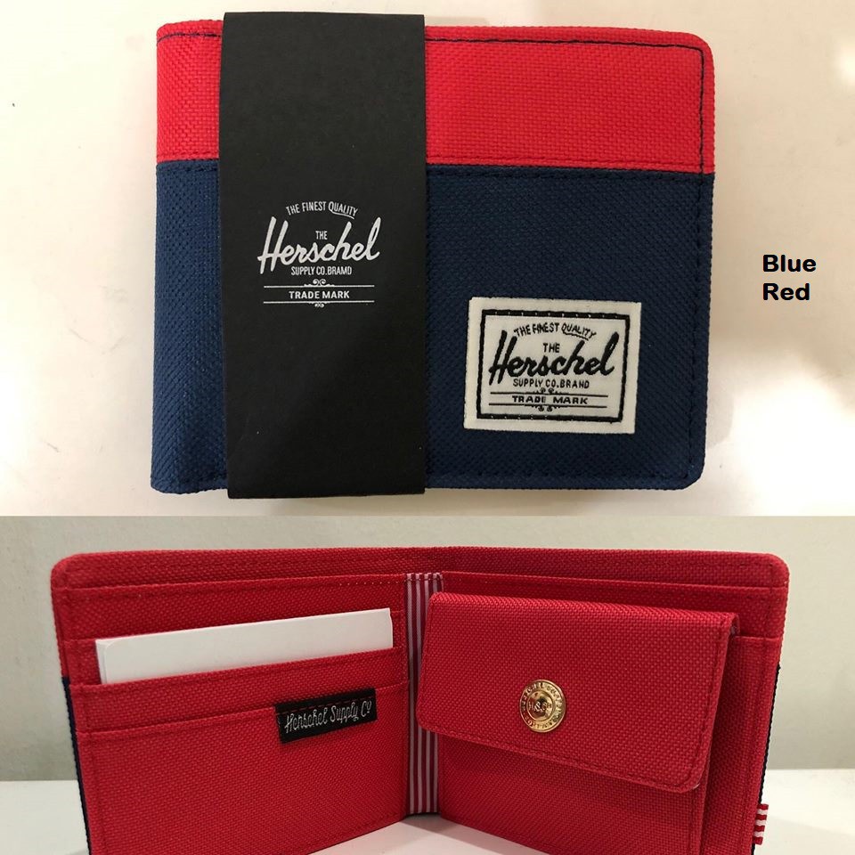 Ví nam nữ Herschel Ví ngắn gấp qua ví đựng thẻ tiền xu * & --