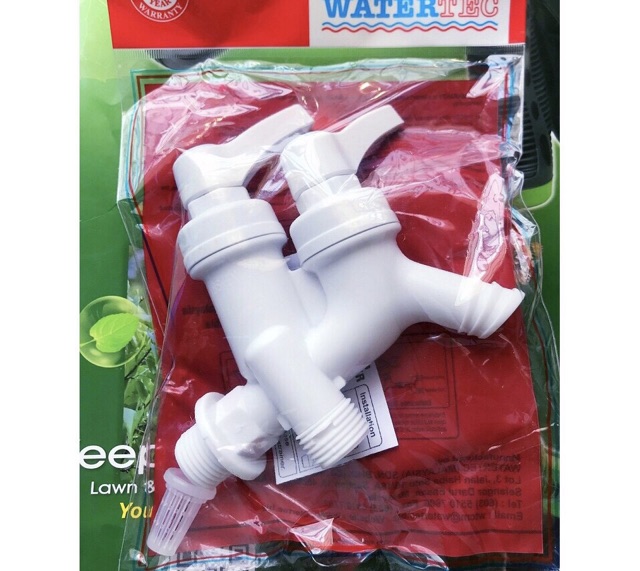Vòi hồ tay gạt 2 đầu nước ra WaterTec nhập khẩu Malaysia - Mã WT001K