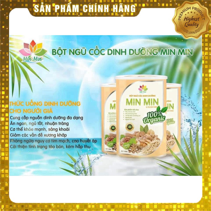 Ngũ Cốc Lợi Sữa - Mẫu mới 29 loại Hạt, Bột Ngũ Cốc Min Min (500GAM)