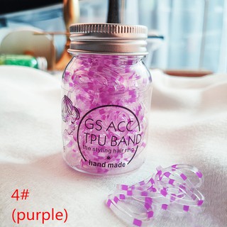 Hộp 120 dây cột tóc co giãn dành cho người lớn