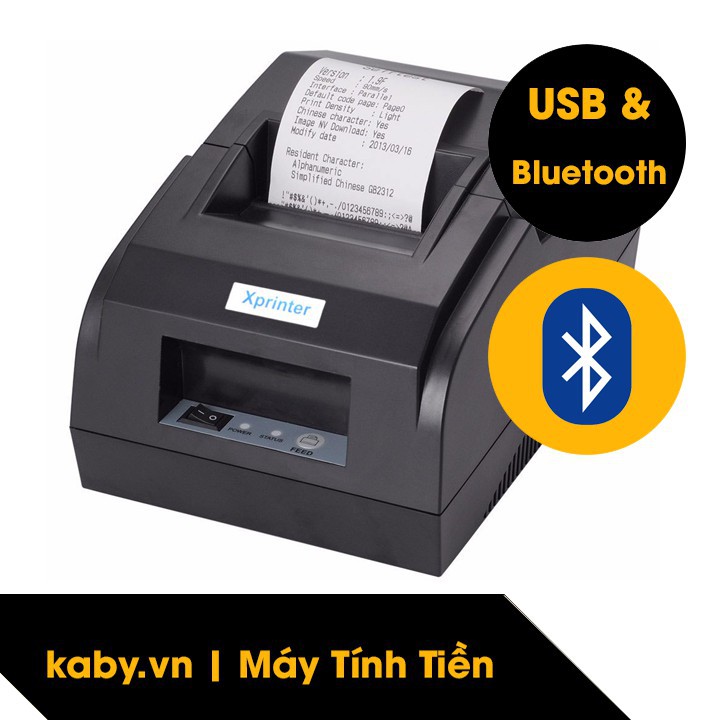 [Có Video] Máy In Bill Bluetooth XPRINTER XP-58IILBA (USB + Bluetooth)