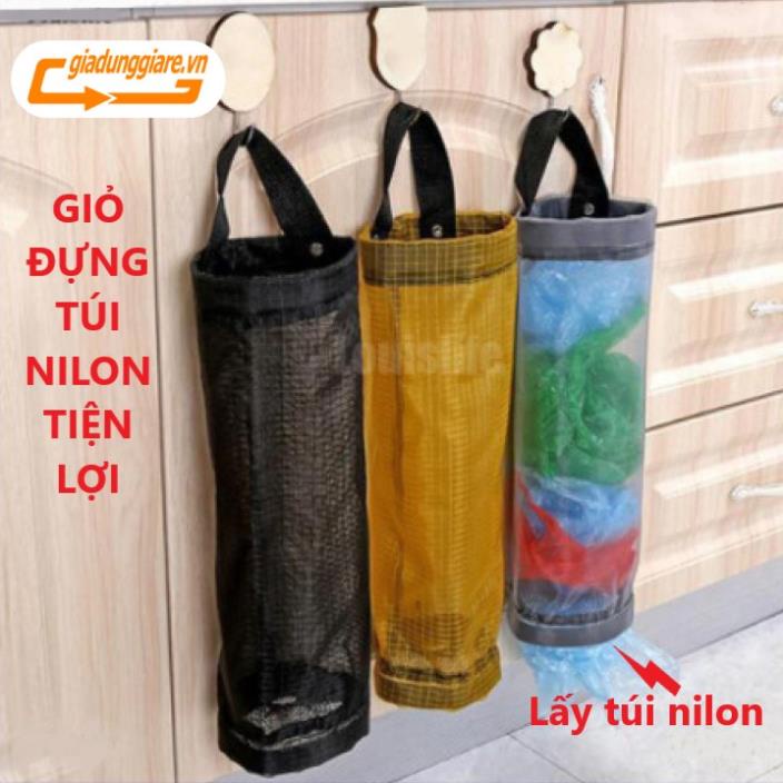 GIỎ ĐỰNG TÚI NILON giúp trữ bao nilong gọn gàng tái sử dụng lại bịch nilon tiện lợi (Giao mầu ngẫu nhiên)