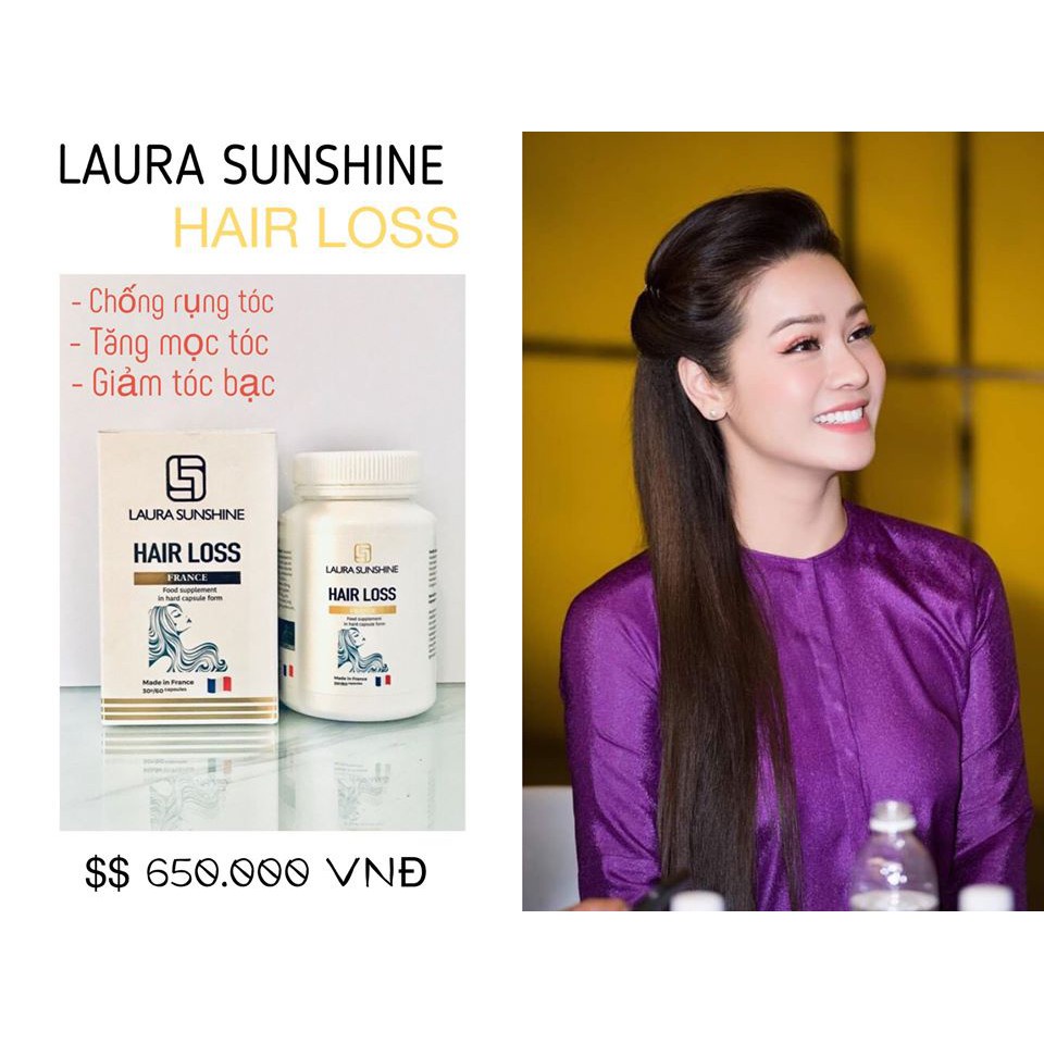 Viên uống mọc tóc, ngăn ngừa rụng tóc HAIR LOSS Laura Sunshine - Mỹ phẩm Nhật Kim Anh