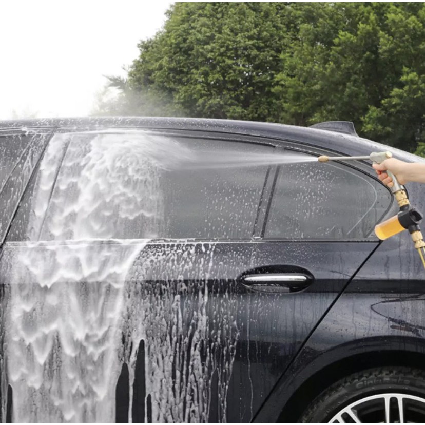Vòi Xịt Rửa Xe Chuyên Nghiệp Tăng Áp Lực Nước 300% Phun Nước Rửa Xe, Tưới Cây
