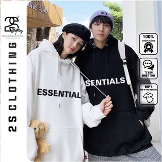 [XẢ NGHỈ BÁN] Áo Hoodie Form Rộng Chất Nỉ Bông Essentials 2s Clothing Áo Nỉ Mũ Dày Dặn In 2 Mặt Basic Hot Trend TV5064