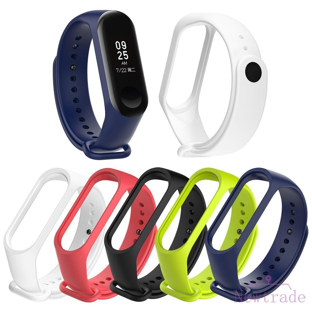 Dây cao su Miband 4 - ( Nhiều màu ) dùng chung Mi band 3