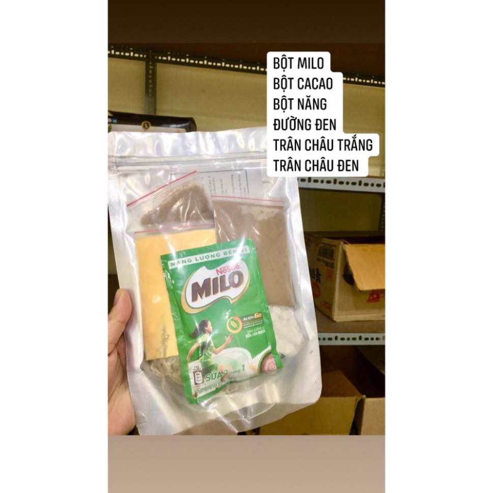 Milo dầm 𝑭𝒓𝒆𝒆𝒔𝒉𝒊𝒑 SET milo dầm trân châu đường đen, ca cao siêu ngon làm tại nhà