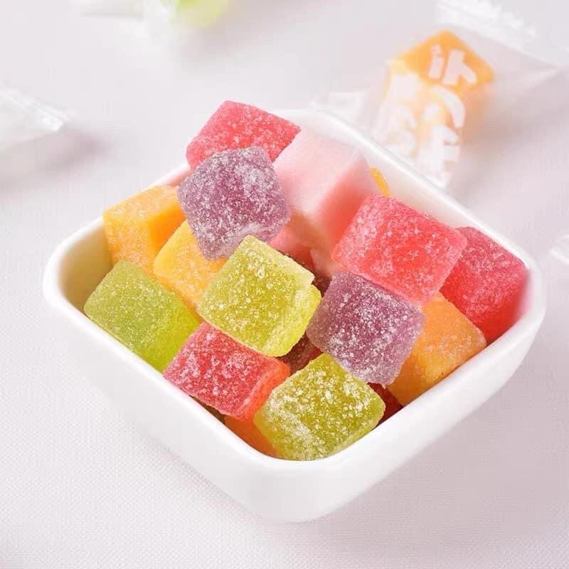 KẸO DẺO TRÁI CÂY QISHI 118g  - 8 VỊ TRÁI CÂY NHIỆT ĐỚI THƠM NGON