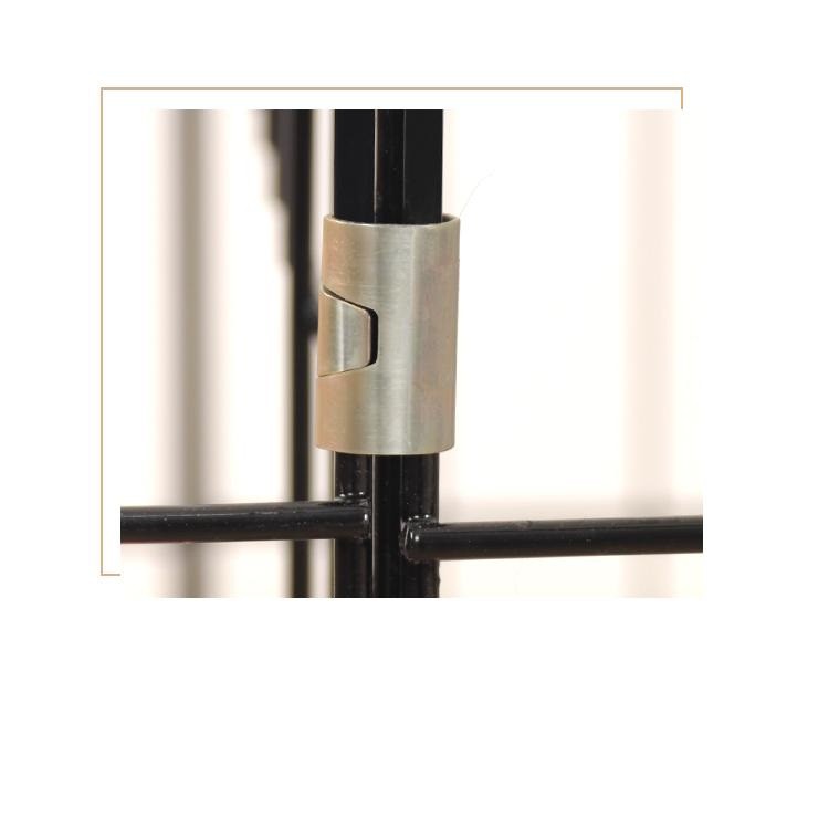 Doremiu- Quây chó sơn tĩnh điện 6 tấm gấp gọn Q501 Mỗi tấm 60x60cm dùng nuôi và nhốt chó