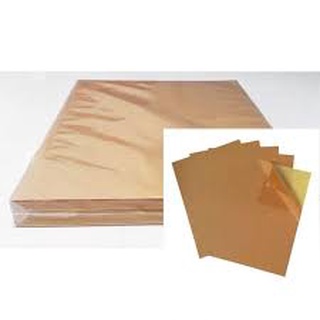 Giấy Decal A4 da bò ( xấp 100 tờ )