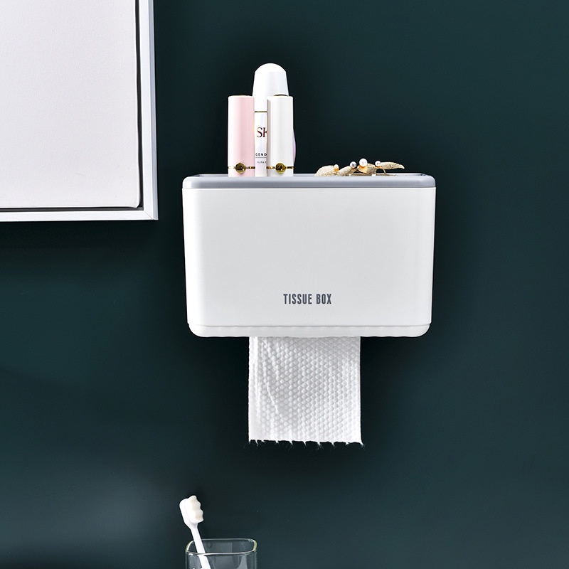 Ống nước không chứa giấy vệ sinh tự do giấy nhà vệ sinh tự do tường treo tường nhà vệ sinh Bảng kho giấy cuộn