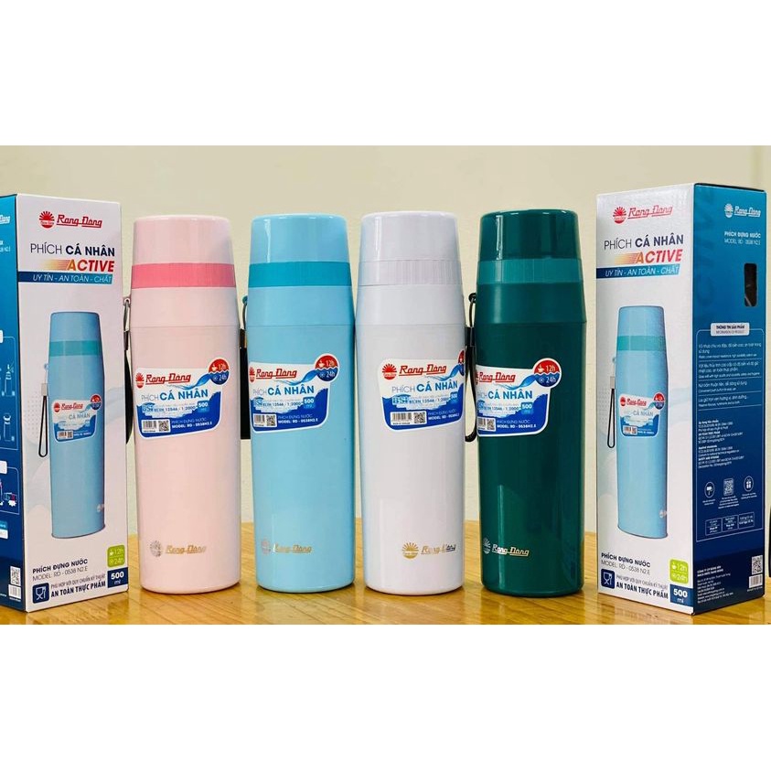 Phích giữ nhiệt cá nhân 0.5 lít Rạng Đông RD-0538N2.E