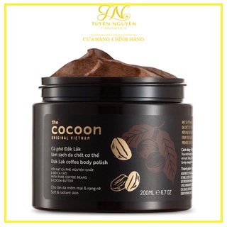 Tẩy da chết toàn thân Cocoon Cà phê Đăk Lăk 200ml