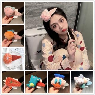 Korean Fashion Femal Strawberry Hairclip Crunchies Hair Accessories Carrot Headband HairPins Cute Pattern QJSP001