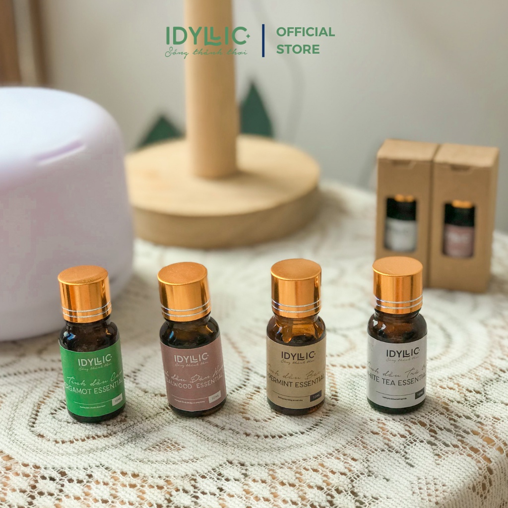 Tinh Dầu Trà Xanh Idyllic | 100% Thiên Nhiên Xông Phòng, Làm Nến Thơm, Massage Body