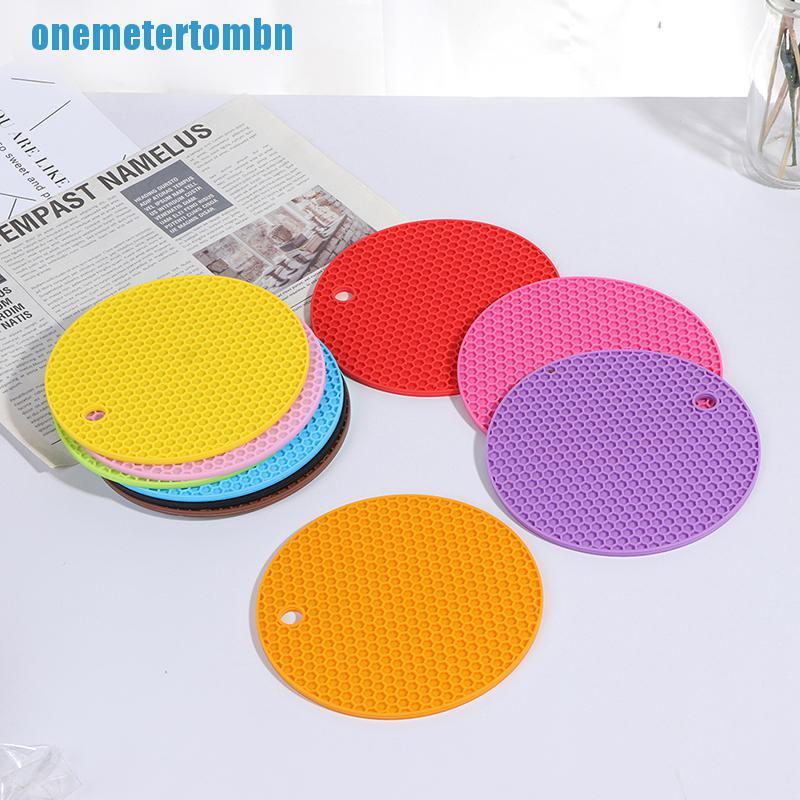 Đế Lót Nồi Silicon Chống Trượt Hình Tổ Ong Độc Đáo