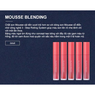 Son kem Black rouge mousse blending collection