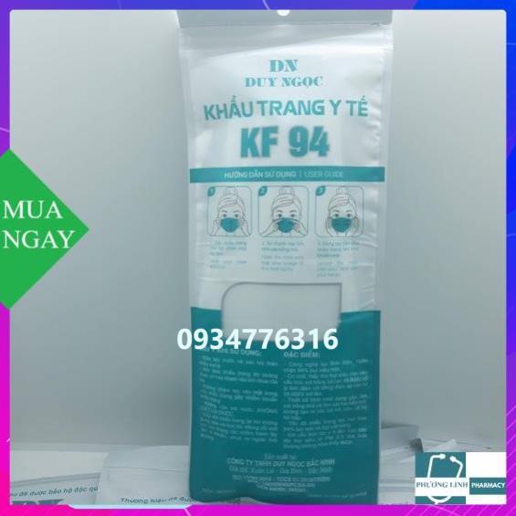Khẩu Trang Kháng Khuẩn 4D/KF94- Khẩu Trang Y tế an toàn gói 10 chiếc