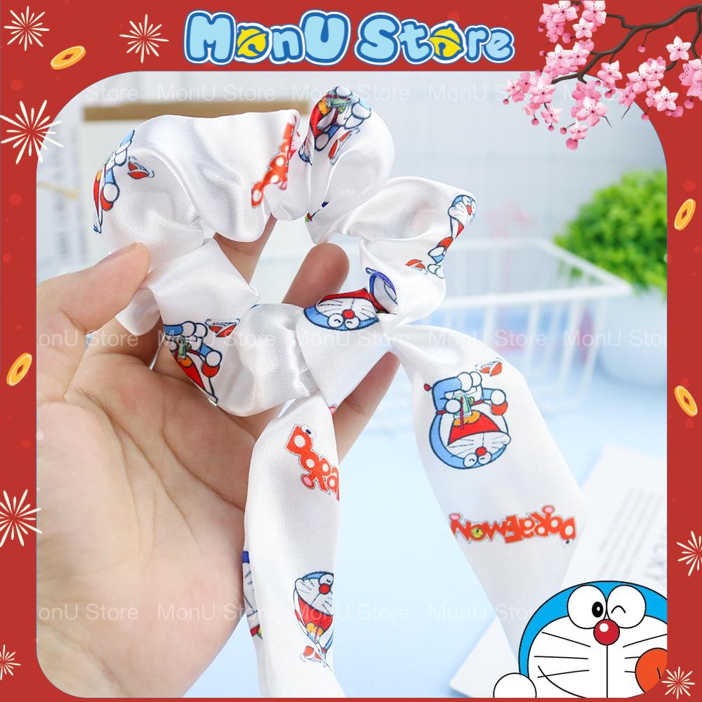 Cột tóc scrunchies tai thỏ hình DORAEMON DOREMON dễ thương cute MON0160