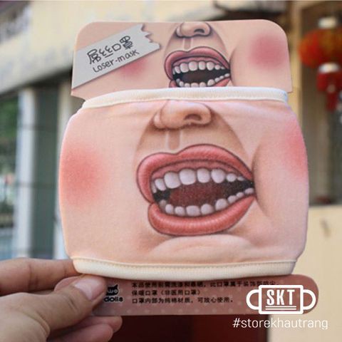 Khẩu Trang Khẩu Nghiệp 3D Mặt Biến Thái | 4 Loại Mẫu Mã | BigBuy360 - bigbuy360.vn