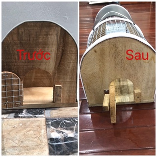 bẫy chuột thông minh, loại to chất liệu (gỗ, sắt)