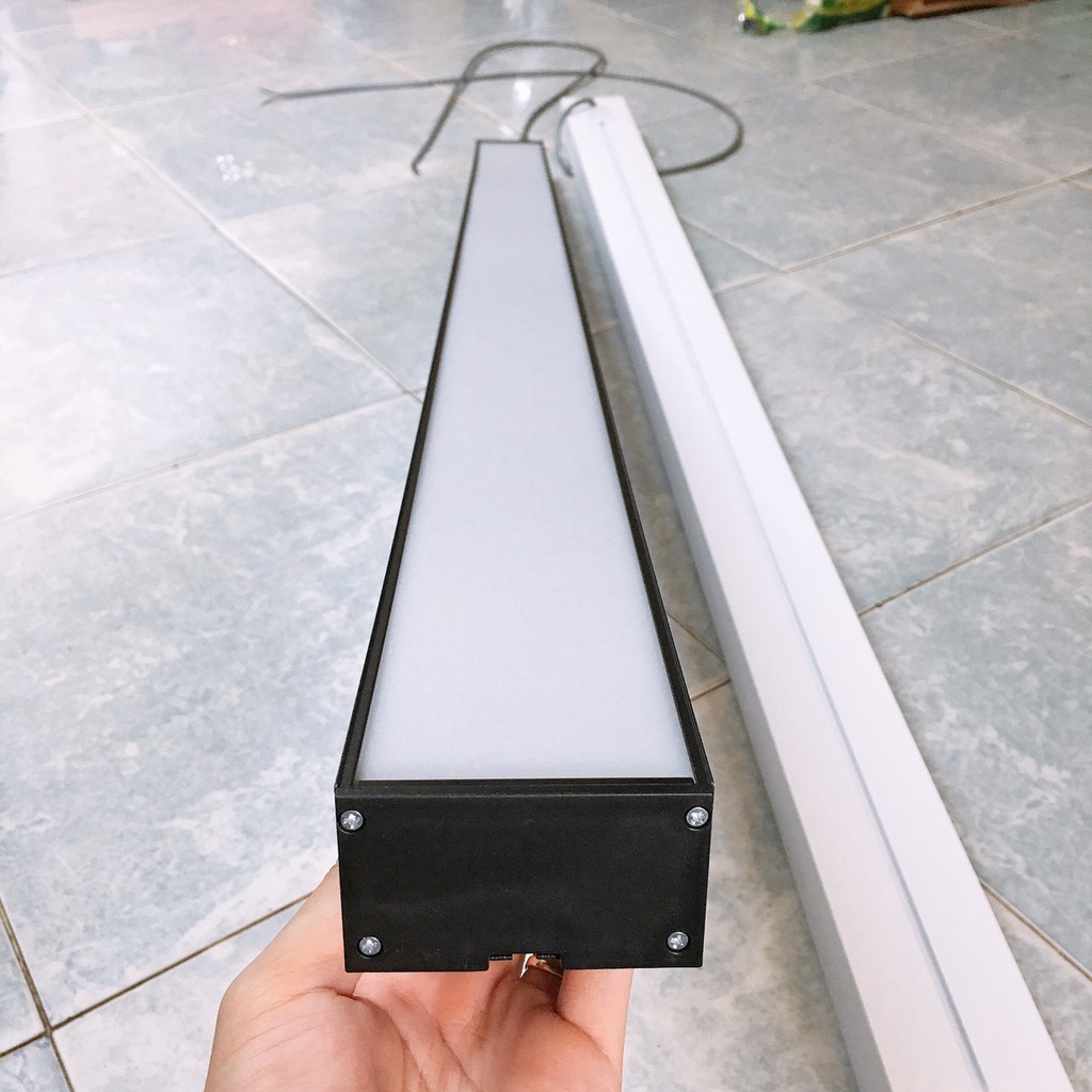 Đèn thả văn phòng cao cấp 1,2m 36w bản 70mm, 100mm