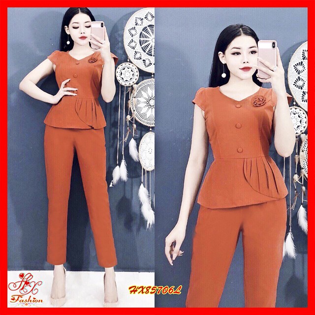 Đồ Bộ Nữ Thun Cát Hàn Thời Trang Có Size Lớn - HX Fashion.