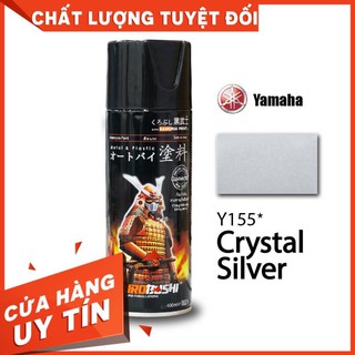 Sơn samurai kurobushi yamaha màu bạc pha lê