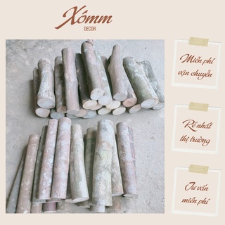 Cành củi khô decor trang trí lò sưởi giáng sinh, noel, tết nhà cửa . đường kính 4-8cm , khúc gỗ trang trí