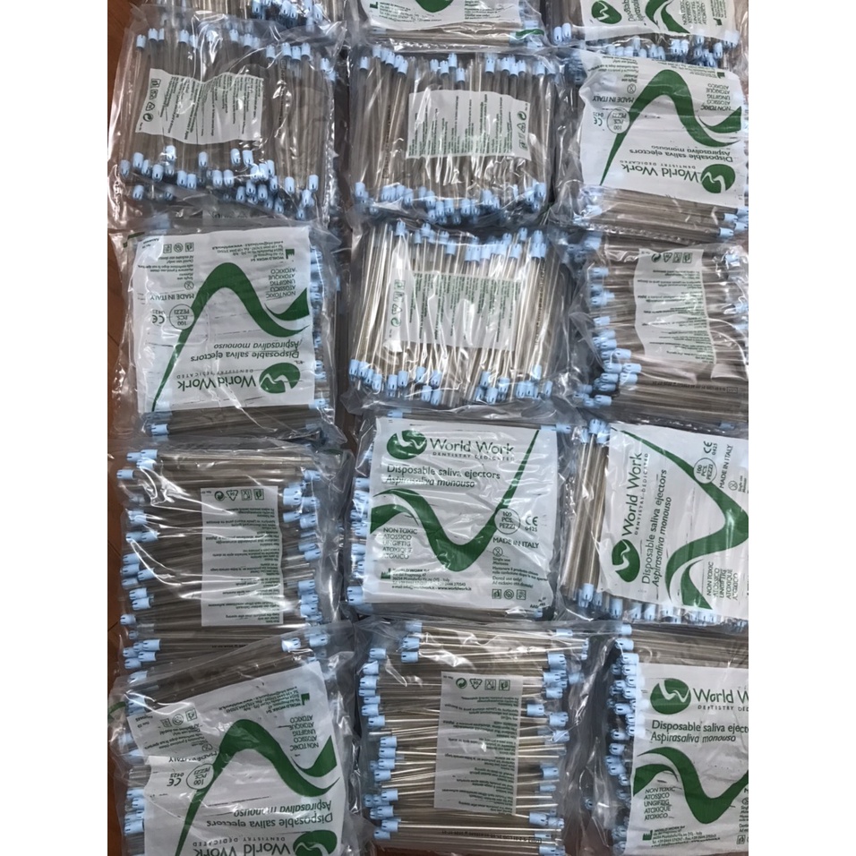 Ống hút nước bọt  World Work nhập khẩu chính hãng Italy dùng trong nha khoa
