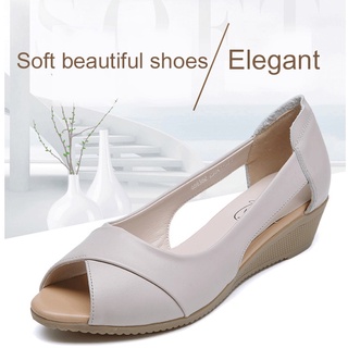 Giày sandal cao gót đế mềm nữ