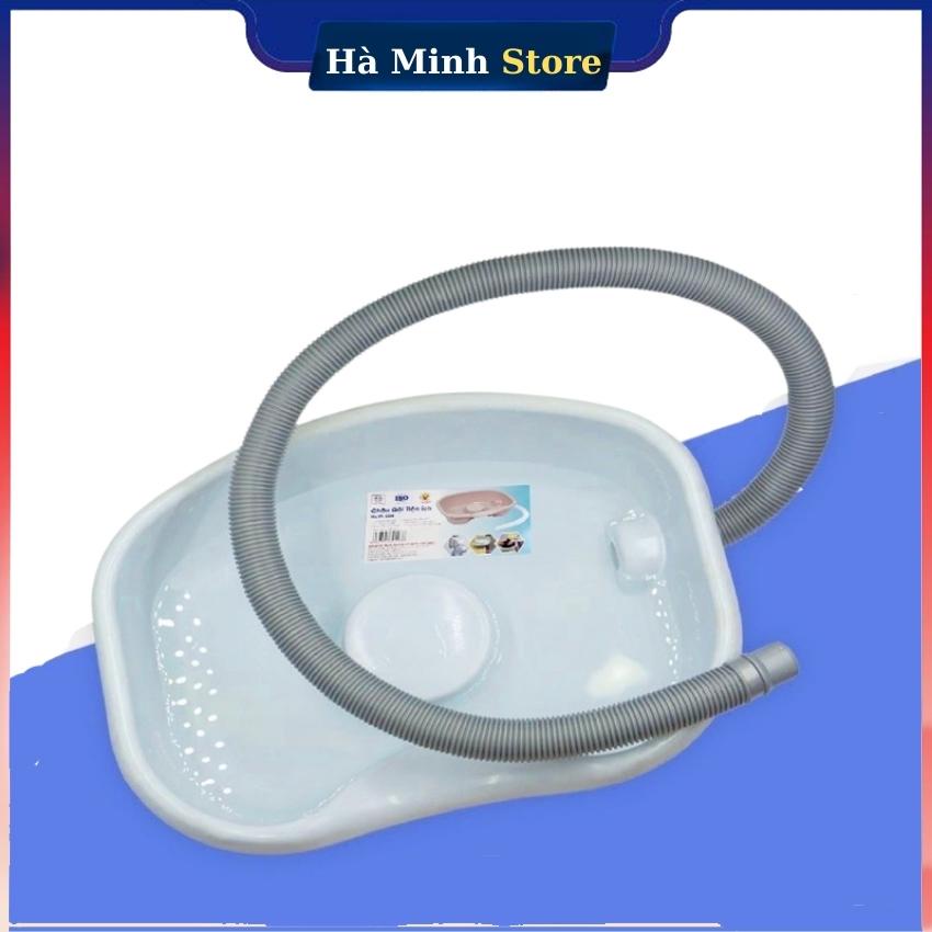 Chậu Gội Đầu Tại Giường,Tại Nhà Dùng Cho Người Già Trẻ Em, Cho Bà Bầu Chất Liệu Nhựa Cứng Cáp Cao Cấp Gia Dụng Hà Minh
