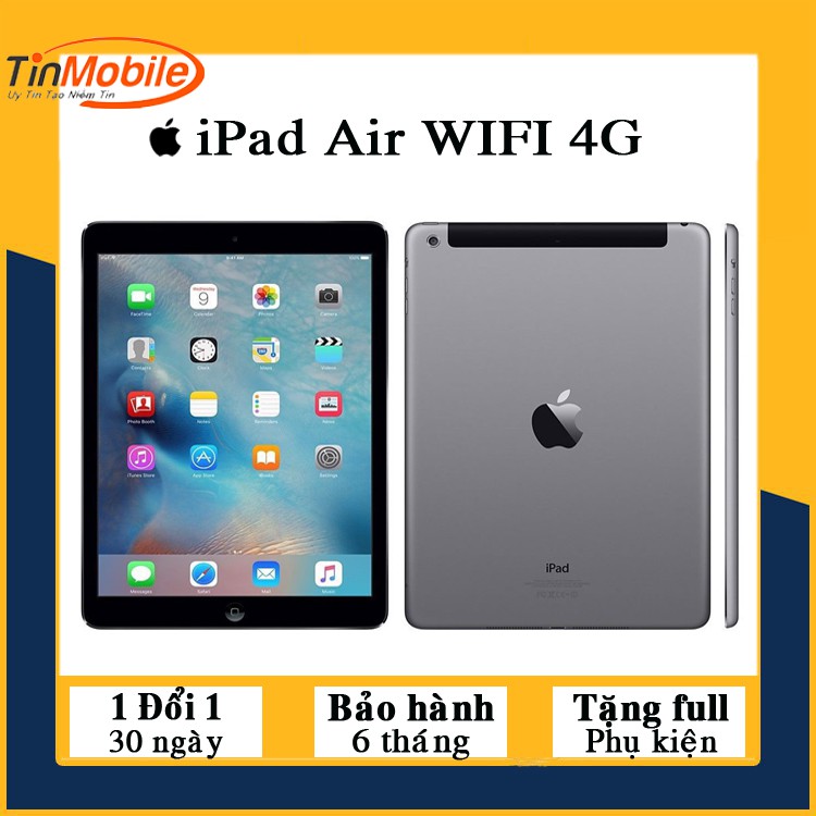 Máy Tính Bảng iPad Air - 64Gb/ 32Gb/ 16Gb (4G + Wifi) - Zin Đẹp 99% | BigBuy360 - bigbuy360.vn